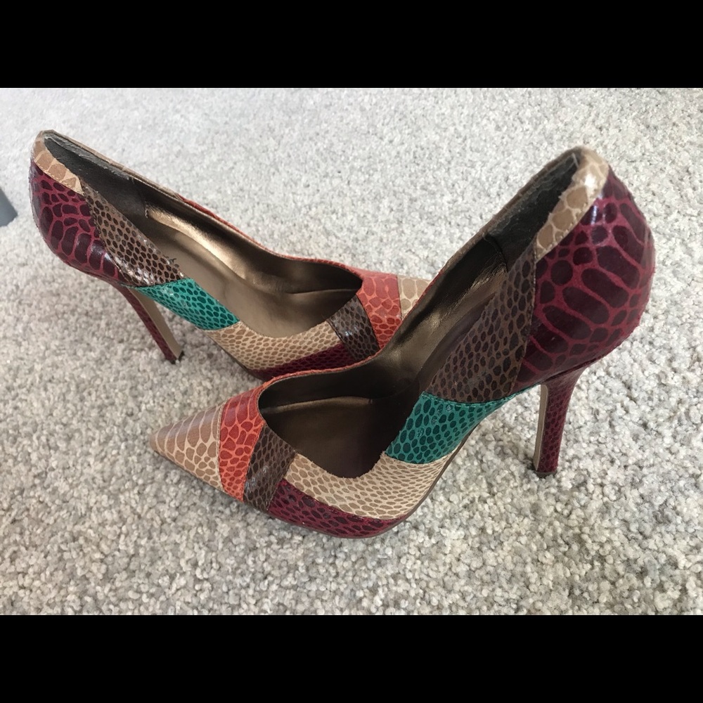 Multicolor Patent Leather Pumps Perfect for Fall!